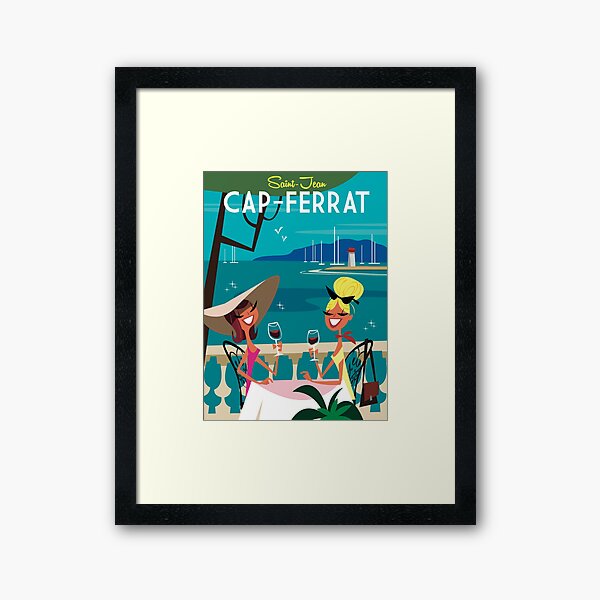 Item preview, Saint-Jean-Cap-Ferrat poster designed and sold by GAGodel.