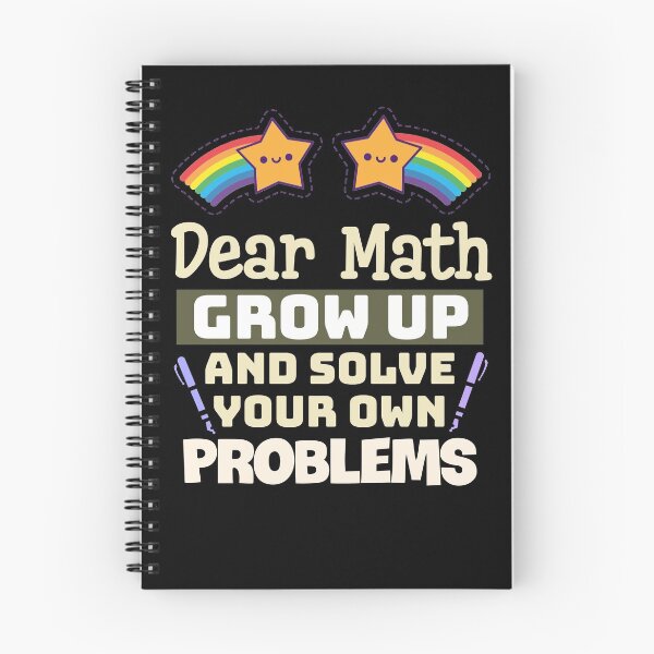 Item preview, Dear Math Grow Up And Solve Your Own Problems designed and sold by Design-Maniya.