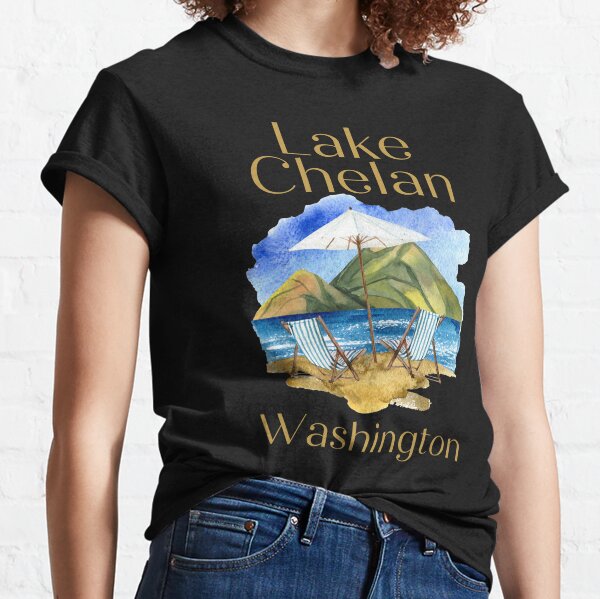 Lake Chelan Washington Fishing Women's T-Shirt