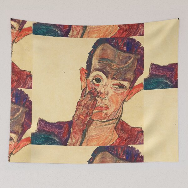 Item preview, Portrait by Egon Schiele designed and sold by Vintage Designs +.