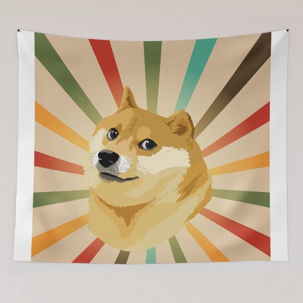 Item preview, Doge coins crypto currency with vintage colour designed and sold by ZieProject.