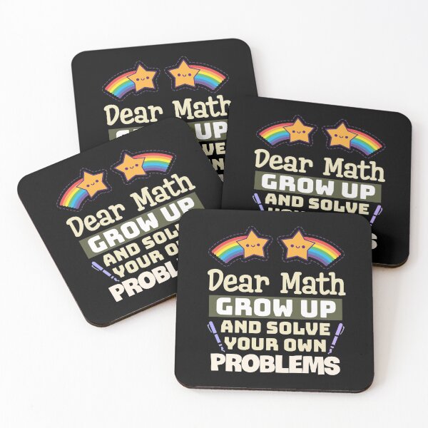 Item preview, Dear Math Grow Up And Solve Your Own Problems designed and sold by Design-Maniya.