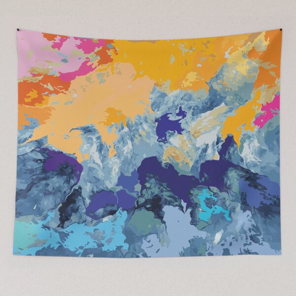 Item preview, ABSTRACT AQUA EXPERIENCE designed and sold by ARTTOPS.