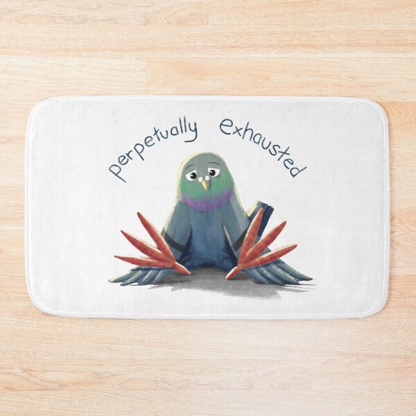 Item preview, The Perpetually Exhausted Pigeon designed and sold by Sasha Stowe.