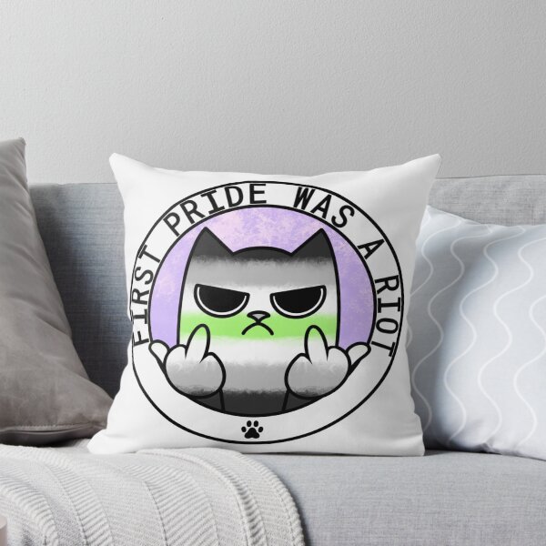 Item preview, First Pride Was A Riot (Agender Pride) designed and sold by imbluewisp.