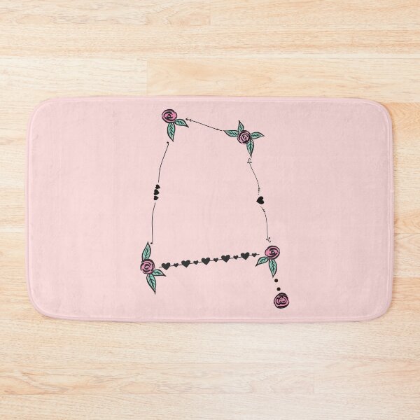 Item preview, Corvus (The Crow) Constellation Roses and Hearts Doodle designed and sold by EndlessDoodles.