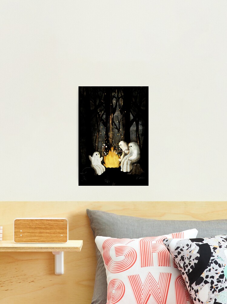 Thumbnail 2 of 3, Photographic Print, Marshmallows and ghost stories designed and sold by katherineblower.