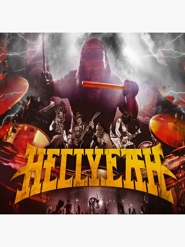 "Vinnie Paul Hellyeah Tour 2019 Dedekista 18" Sticker for Sale by