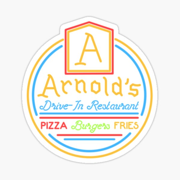 "Arnold's Drive In" Sticker for Sale by DeadRight Redbubble