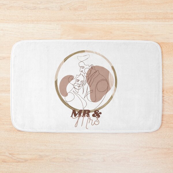 Item preview, Mr & Mrs line-art designed and sold by craftduck.