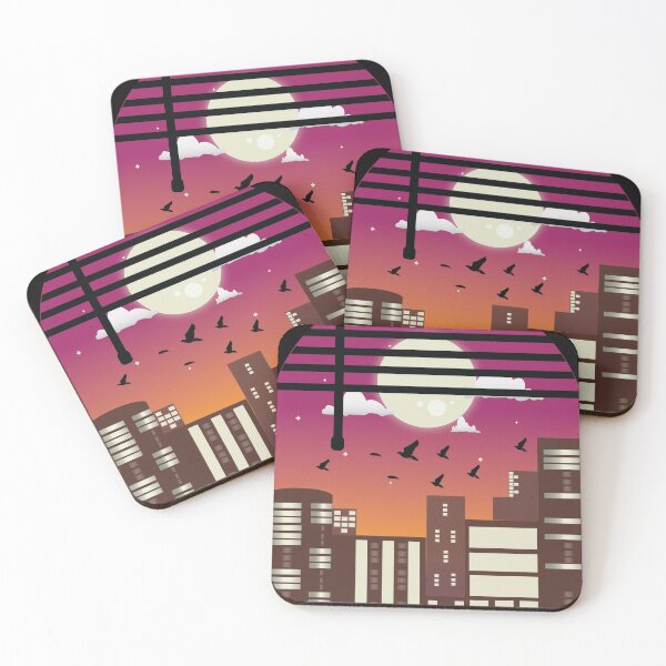 Item preview, Beautiful Moon in dream city designed and sold by CrrHen1.