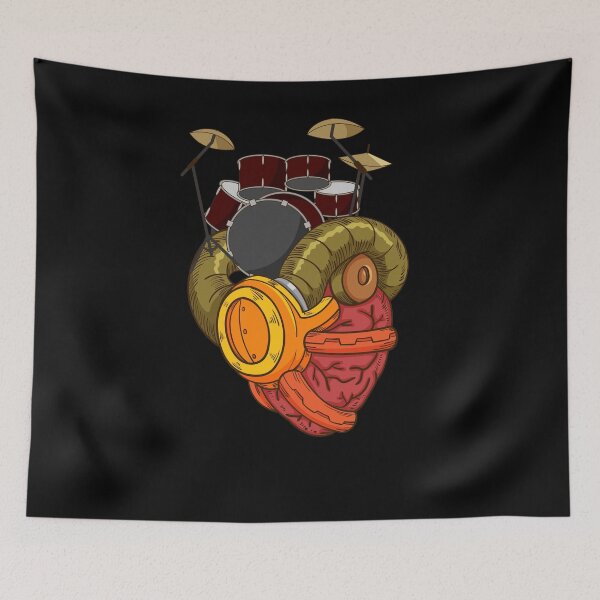 Item preview, Drummer Steampunk Drum Sticks Drums Victorian Drummer designed and sold by DSWShirts.