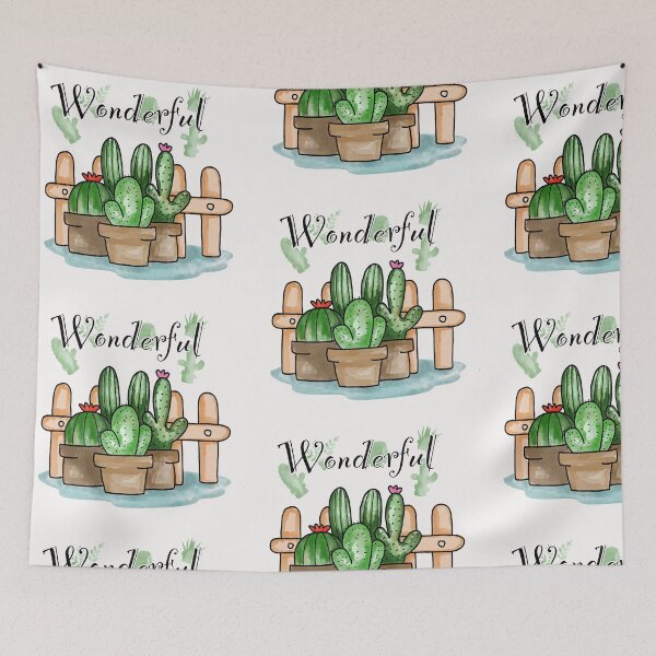 Item preview, Wonderful cactus designed and sold by sakwarinart.