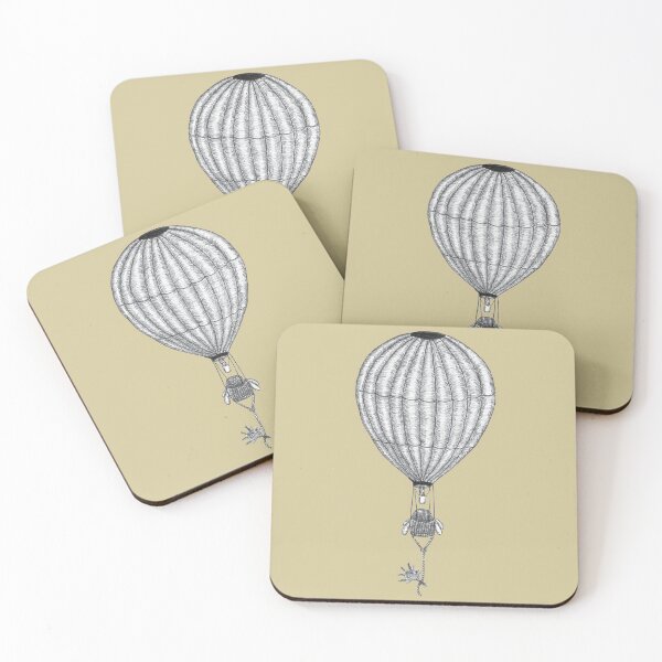 Item preview, 'Air Bouquet' -  Hand Drawn Hot Air Balloon Design designed and sold by TaltalimDesign.