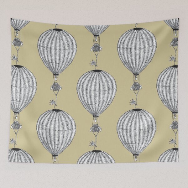 Item preview, 'Air Bouquet' -  Hand Drawn Hot Air Balloon Design designed and sold by TaltalimDesign.