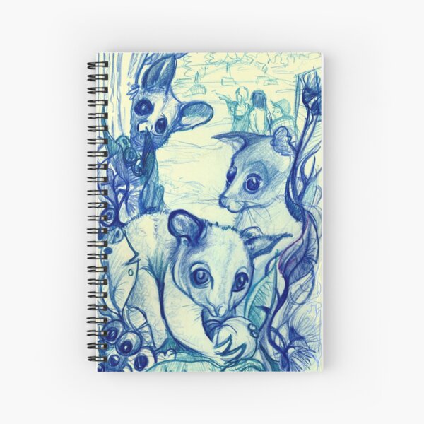 Item preview, brushtail possum (Trichosurus vulpecula) - blue, designed and sold by Julie Fearns-Pheasant.