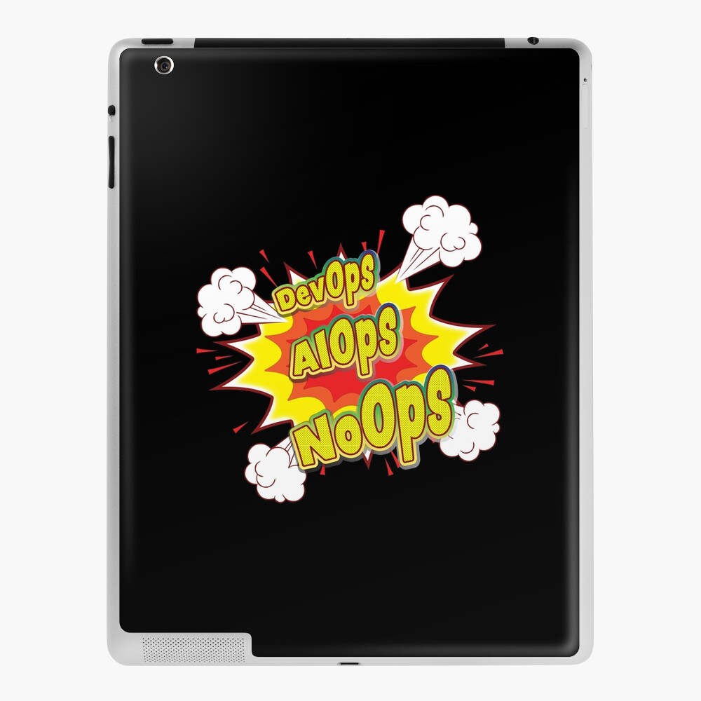 DevOps, AIOps, NoOps. iPad Case & Skin