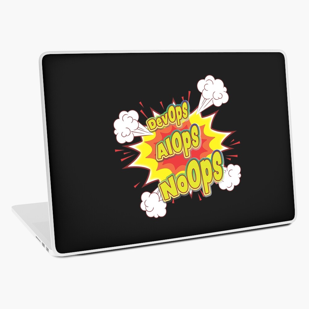 DevOps, AIOps, NoOps. Laptop Skin