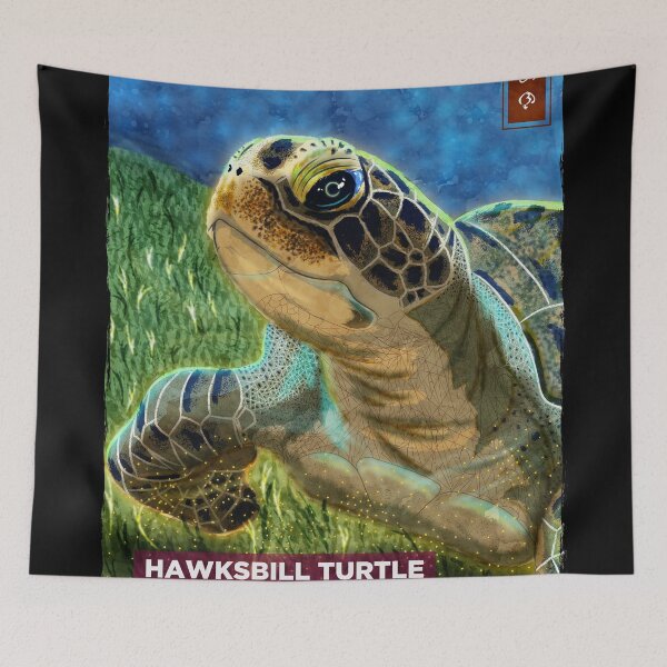 Item preview, Hawksbill turtle - Black designed and sold by ThorReyes.
