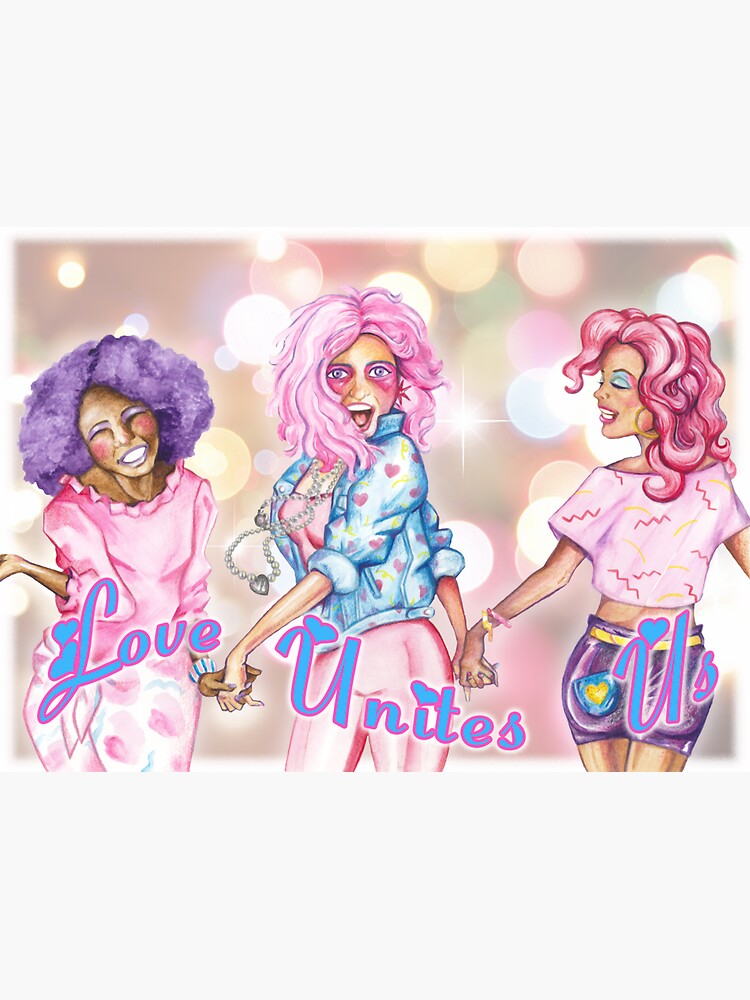 Thumbnail 3 of 3, Sticker, Jem & The Holograms - Love Unites Us designed and sold by JemCon.