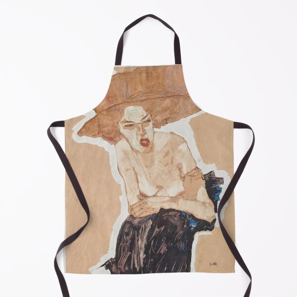 Item preview, Portrait of a woman by Egon Schiele designed and sold by Vintage Designs +.