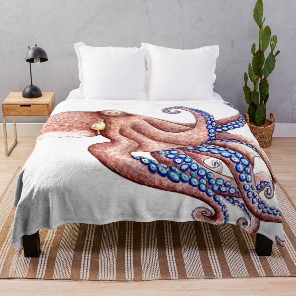 Item preview, Blue octopus designed and sold by chloeyzoard.