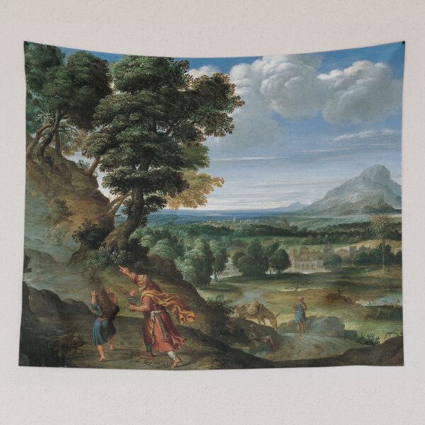 Item preview, Abraham Leading Isaac to Sacrifice (1602) by Domenichino  designed and sold by sunny-007.