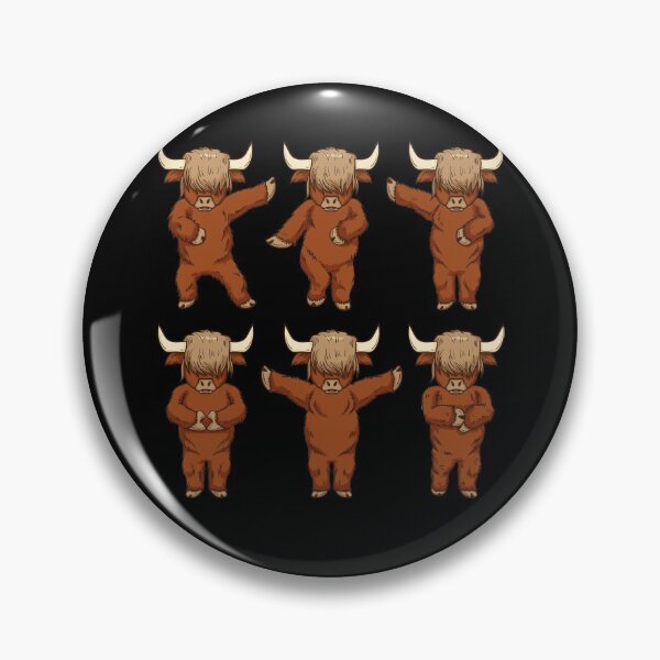 Item preview, Highland Cows Lover Women Dancing Scottish Highland Cow designed and sold by DSWShirts.