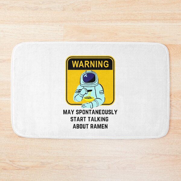 Item preview,  Warning may spontaneously start talking about ramen. Think Ramen. Space Astronaut eating Ramen Design designed and sold by subtleday.