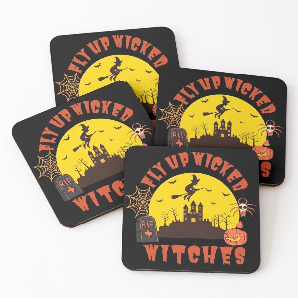 Item preview, Halloween Fly Up Wicked Witches designed and sold by Blok45.