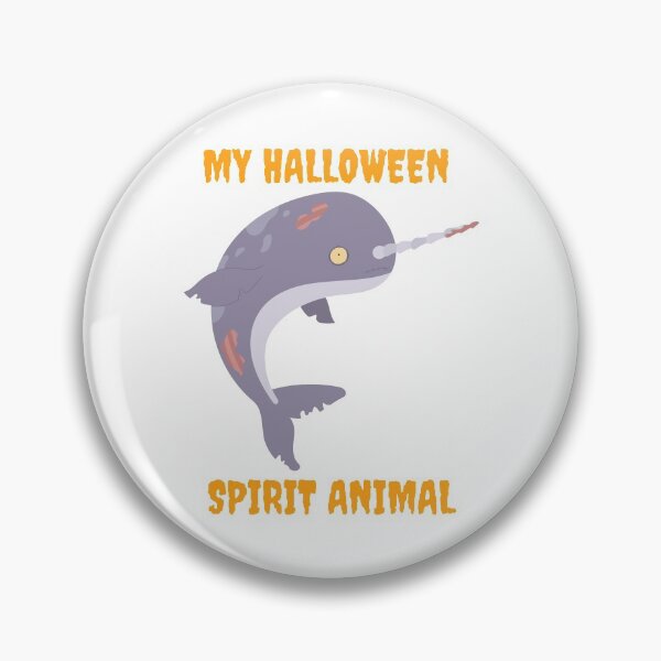 Artikelvorschau, Halloween Zombie Narwal Walgeistertier entworfen und verkauft von ChrisTalGifts.