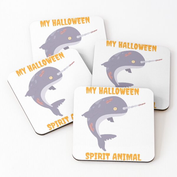 Artikelvorschau, Halloween Zombie Narwal Walgeistertier entworfen und verkauft von ChrisTalGifts.