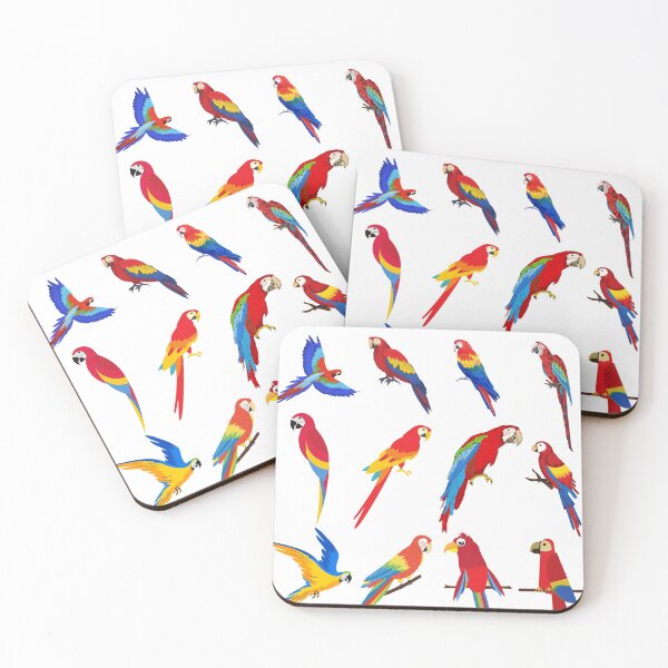 Item preview, Scarlet Macaw Parrots designed and sold by CreativeMansion.