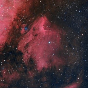Artwork thumbnail, Pelican Nebula (LHaRGB) by Jeff Johnson