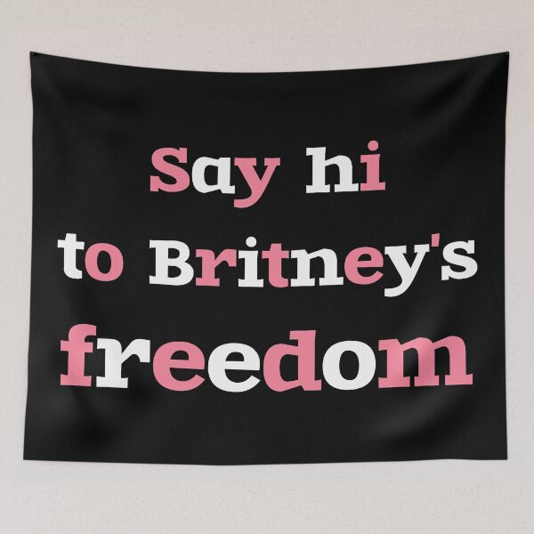 Item preview, Say hi to Britney's freedom (3) designed and sold by 2Girls1Shirt.