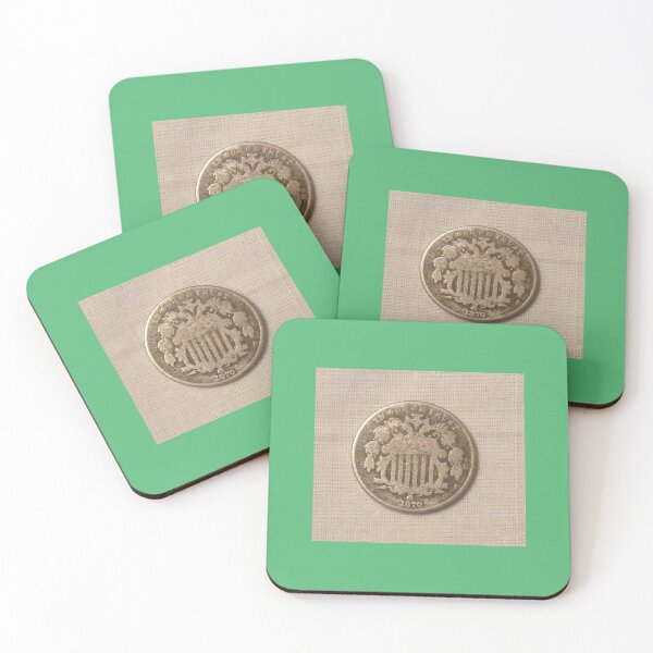 Item preview, 1870 Sheild Nickel designed and sold by coinsxcrochet.