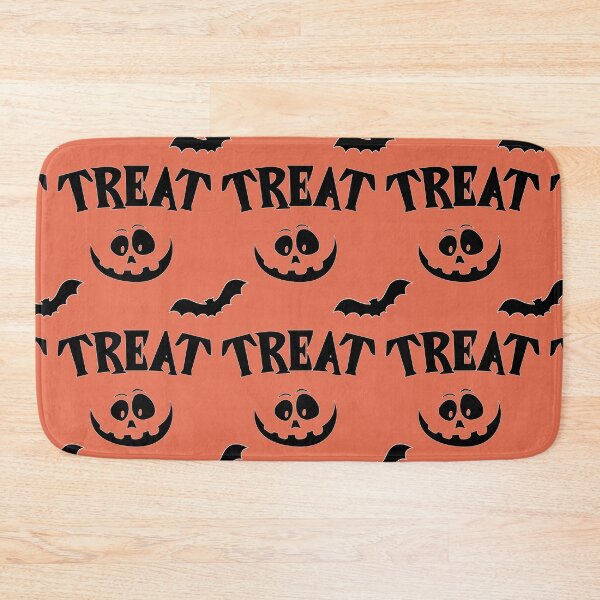 Item preview, Treat - Siblings or Family set - Halloween - trick or treat - Black and orange with a pumpkin face designed and sold by hasbeenz.