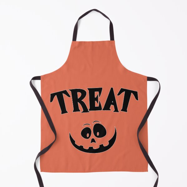 Item preview, Treat - Siblings or Family set - Halloween - trick or treat - Black and orange with a pumpkin face designed and sold by hasbeenz.