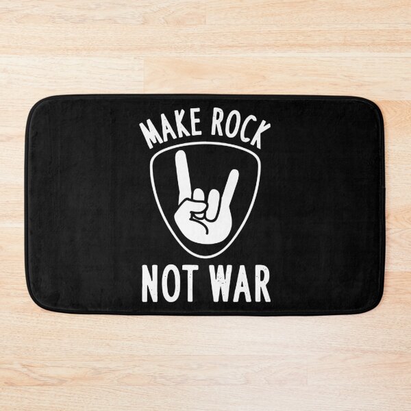 Item preview, ROCK MUSIC: Make Rock Not War acoustic Musician designed and sold by shirtysphaere.