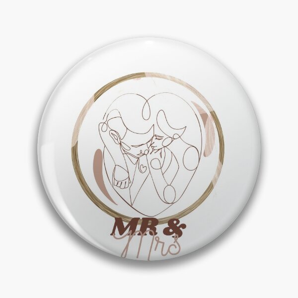 Item preview, Mr & Mrs line-art designed and sold by craftduck.