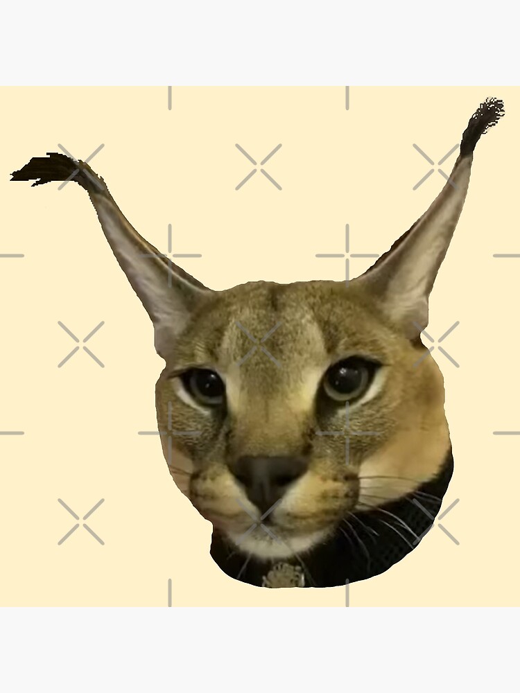 Big Floppa Caracal Cat Funny Meme Gaming Mouse Pad Custom Design