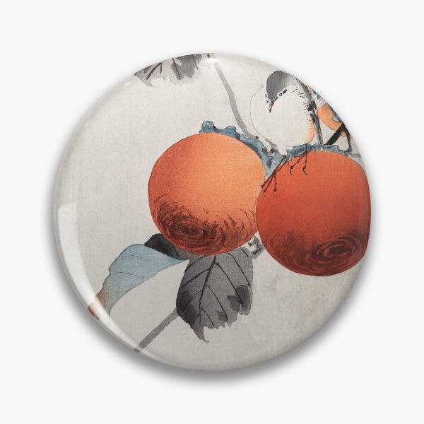 Item preview, Nuthatcher atop Persimmons (ca. 1910) by Ohara Koson designed and sold by Priya Mishra.
