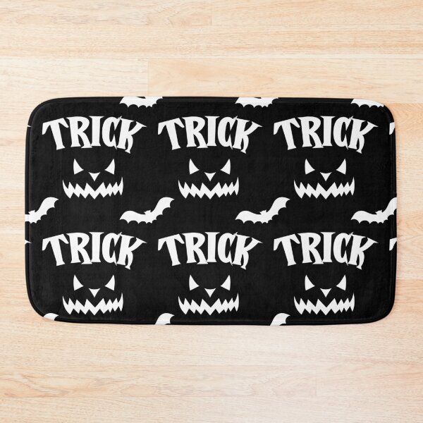 Item preview, Trick - Siblings or Family set - Halloween - trick or treat - Black and white with a pumpkin face designed and sold by hasbeenz.