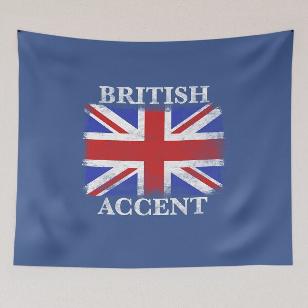 Item preview, British Accent Union Jack Flag designed and sold by FontGraphics.