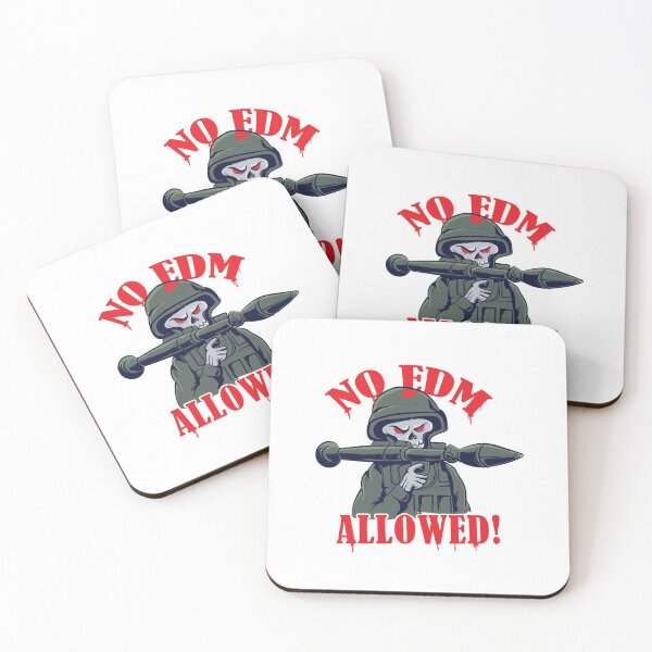 Item preview, No Edm Allowed ! ( Basshead Soldier Remix ) designed and sold by WULFLAND ARTS.