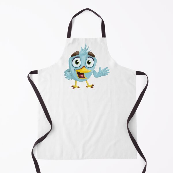 Item preview, Cute Funny Blue Bird Cartoon Character designed and sold by livianasgifts.