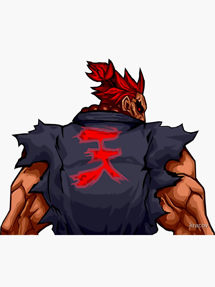 Akuma Street Fighter 4 Sticker