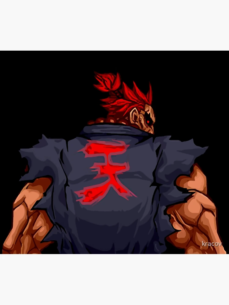 Street Fighter Akuma Fighting Games Art Wall Indoor Room Poster - POSTER  20x30