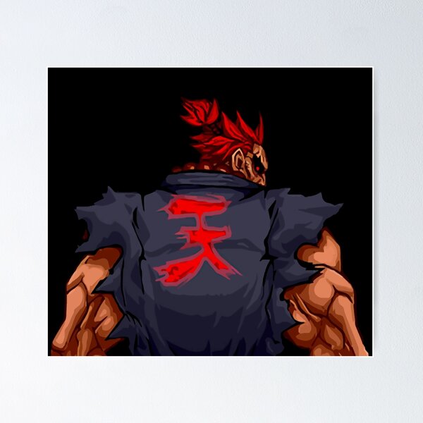 Street Fighter Ryu Akuma Evil Alpha Poster for Sale by mr-jerichotv