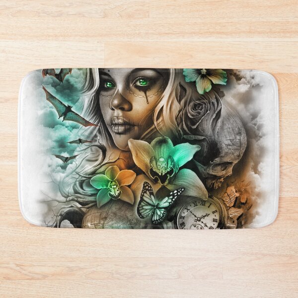 Item preview, Day of the dead, halloween gifts, skulls, gothic steampunk  designed and sold by custom tattoos.